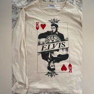 daydreamer: sun records x elvis king of hearts long sleeve merch tee